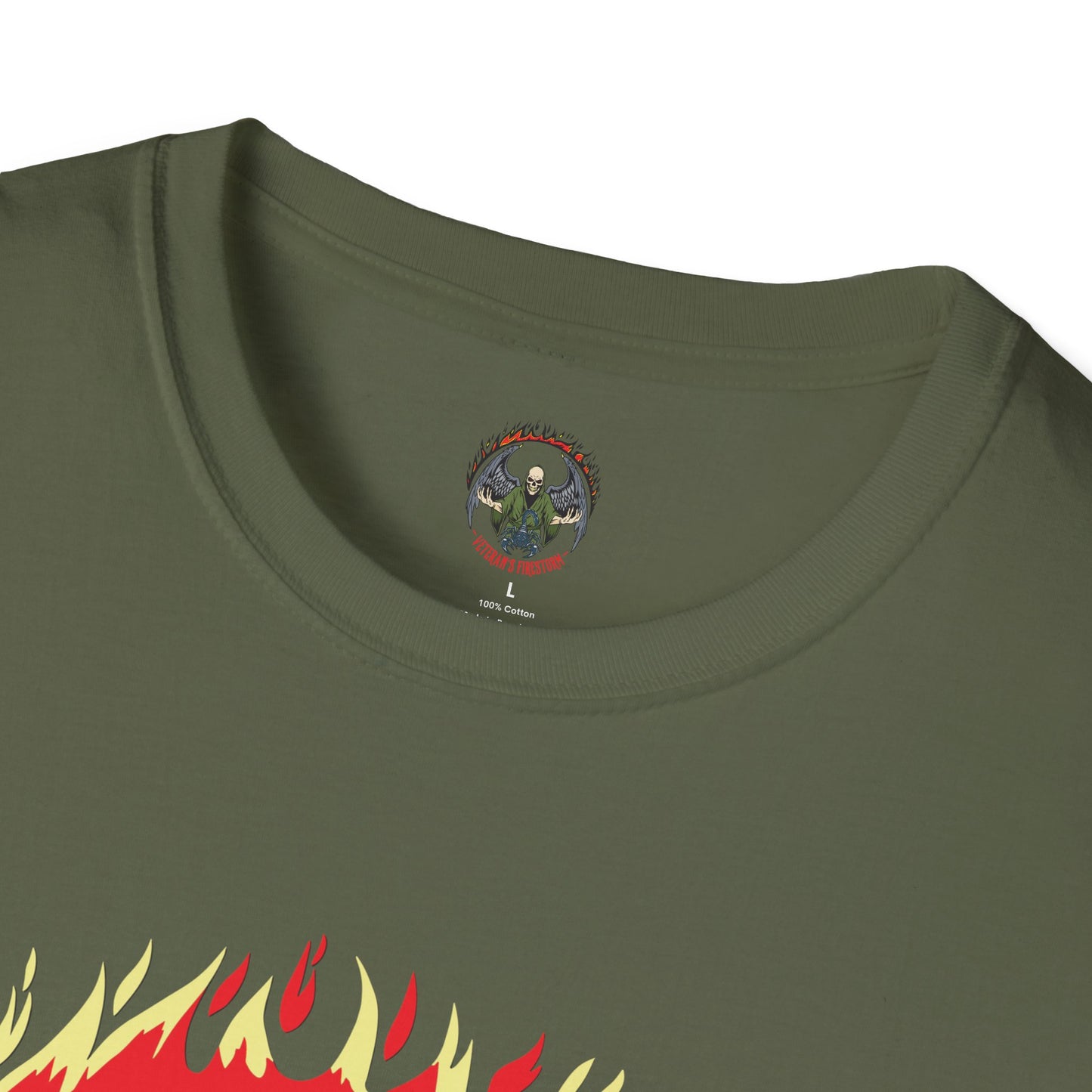 Veteran's Firestorm Logo Shirt with Cancer Research Support