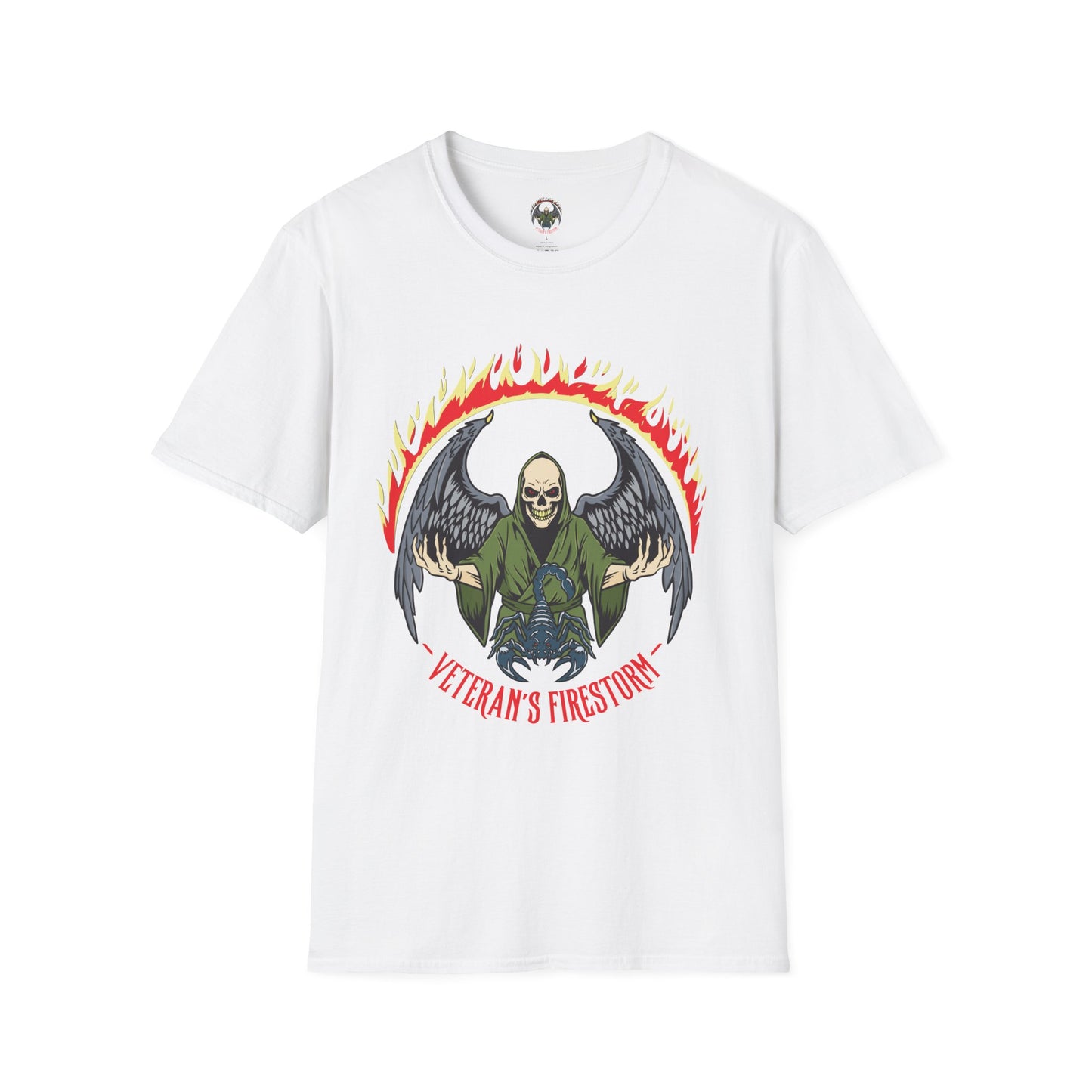 Veteran's Firestorm Logo Shirt with Cancer Research Support