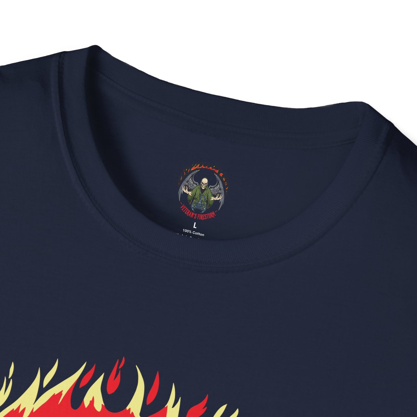 Veteran's Firestorm Logo Shirt with Cancer Research Support