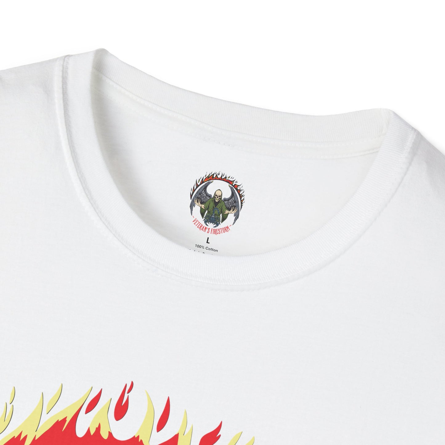 Veteran's Firestorm Logo Shirt with Cancer Research Support