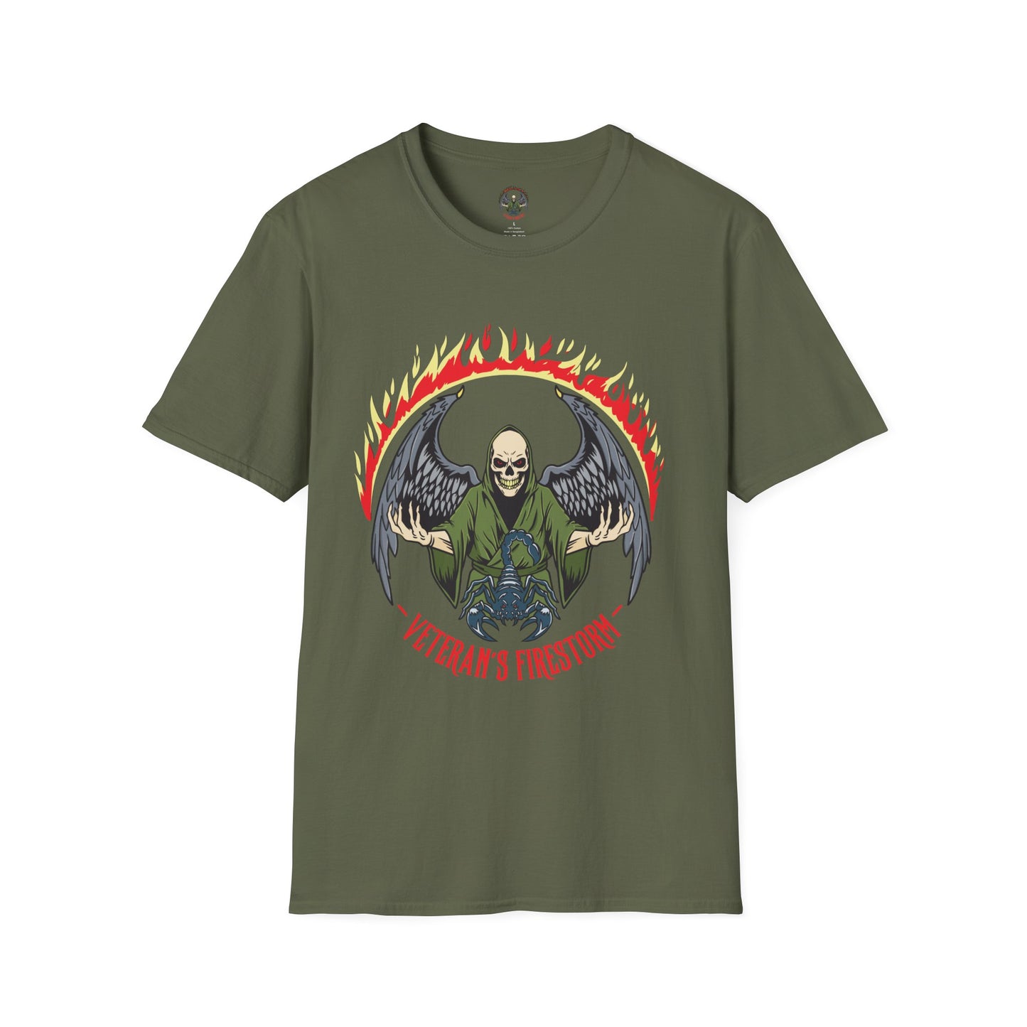 Veteran's Firestorm Logo T-shirt